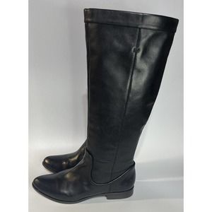 Frye Cindy Slouch Black Leather Knee Boot Women's Size 6.5 M. With Box. 77968